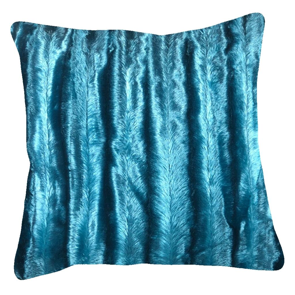 OKRASNA PREVLEKA ZA BLAZINO SHINY TEAL 40/45X40/45