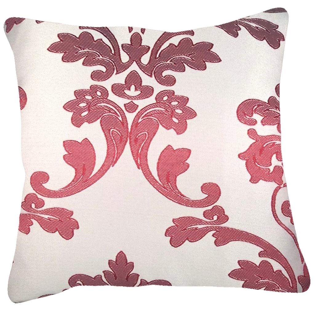 OKRASNA PREVLEKA ZA BLAZINO DAMASK EMBOSSED RDEČA 40/45X40/45