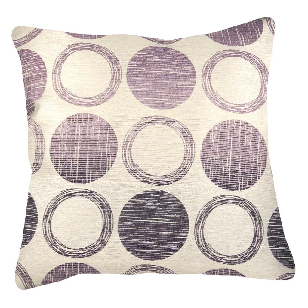 OKRASNA PREVLEKA ZA BLAZINO MOON CIRCLES LILA 40/45X40/45