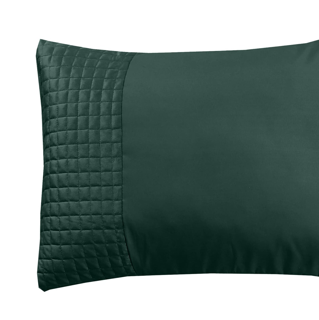 KOMPLET 2 PREVLEKE ZA VZGLAVNIKE VELVET BAND GREEN 