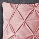 KOMPLET 2 PREVLEKE ZA VZGLAVNIKE VELVET PINTUCK PINK 