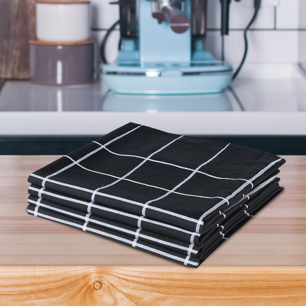 KITCHEN CLOTH EMSA PREMIUM BLACK SQUARES