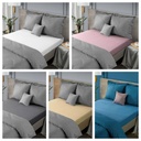 5 FROTIRNA RJUHA 160X200 NAPENJALNA BEIGE,BLUE,GREY,PINK & WHITE