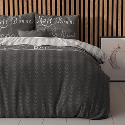 POSTELJNINA ELEGANCE BONNE NUIT 4 ANTHRACITE 