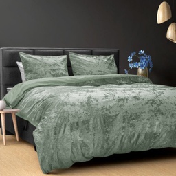 POSTELJNINA CRYSTAL VELVET GREEN 