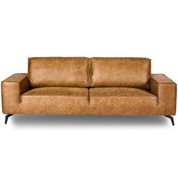 [8785260710907] SOFA COUNTRY COGNAC 2 SEAT