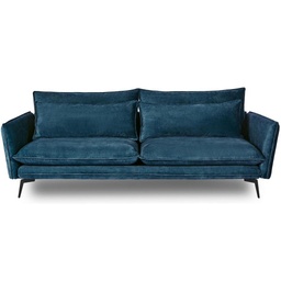 [8785260710822] SOFA VELVET NIGHT BLUE 3 SEAT